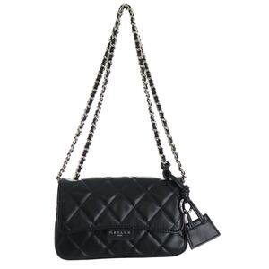 MINI BORSA TRAPUNTATA NERO